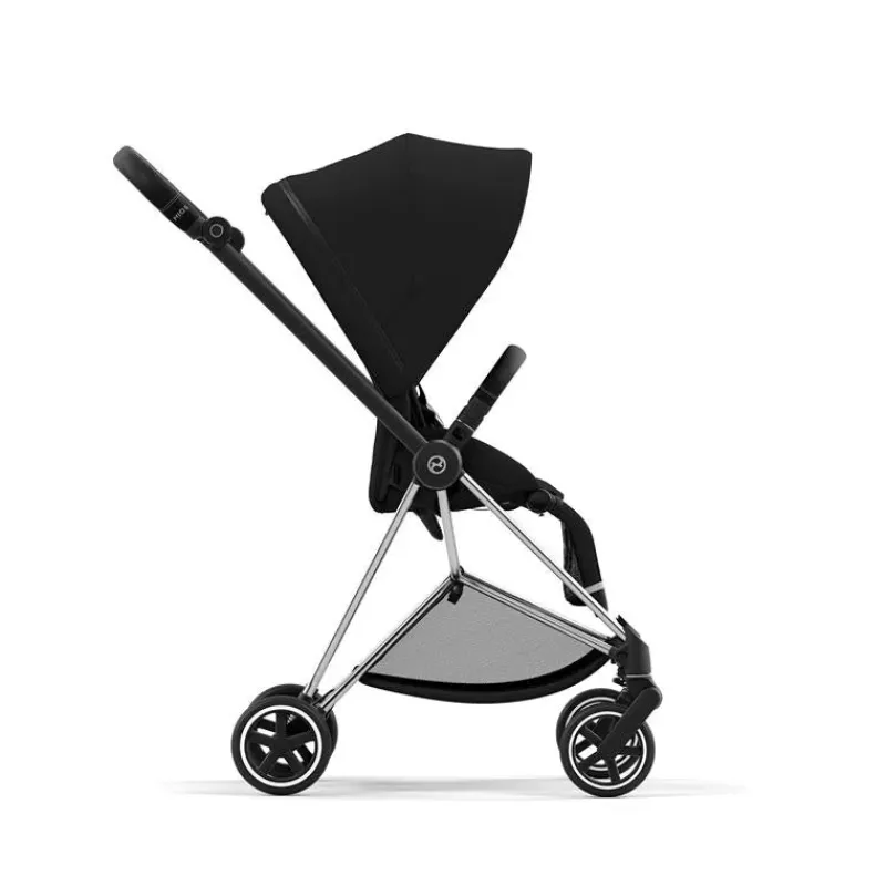 Cybex Single Strollers*- Mios 3, Chrome/Black Frame + Sepia Black Seat Pack