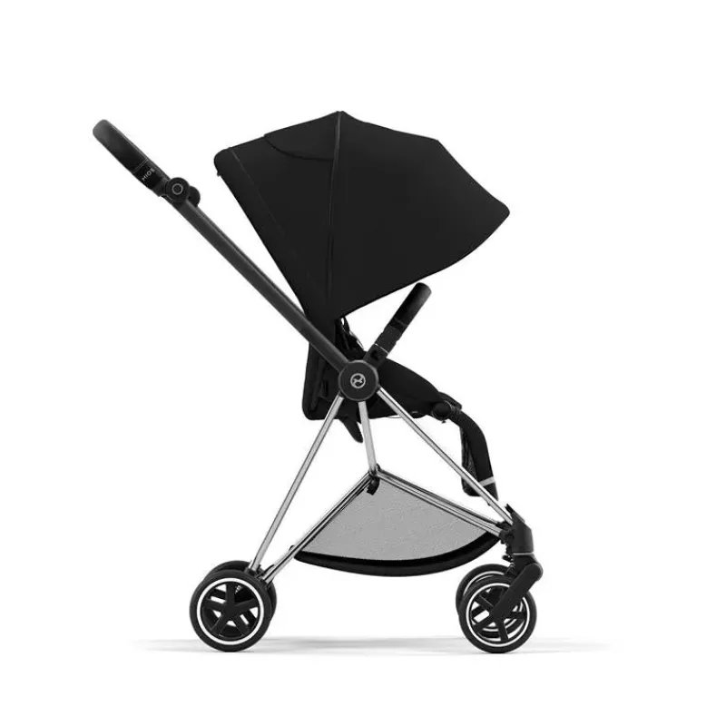 Cybex Single Strollers*- Mios 3, Chrome/Black Frame + Sepia Black Seat Pack