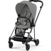 Cybex Single Strollers*- Mios 3, Matt Black/Black Frame + Mirage Grey Seat Pack