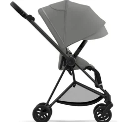 Cybex Single Strollers*- Mios 3, Matt Black/Black Frame + Mirage Grey Seat Pack