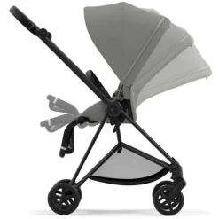 Cybex Single Strollers*- Mios 3, Matt Black/Black Frame + Mirage Grey Seat Pack