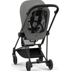 Cybex Single Strollers*- Mios 3, Matt Black/Black Frame + Mirage Grey Seat Pack