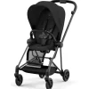 Cybex Single Strollers*- Mios 3, Matte Black/Black Frame + Sepia Black Seat Pack