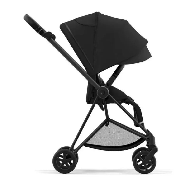 Cybex Single Strollers*- Mios 3, Matte Black/Black Frame + Sepia Black Seat Pack