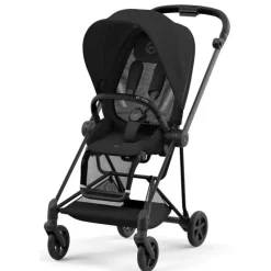 Cybex Single Strollers*- Mios 3, Matte Black/Black Frame + Sepia Black Seat Pack