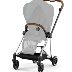 Cybex Stroller Frames*- Mios3 Frame, Chrome/Brown