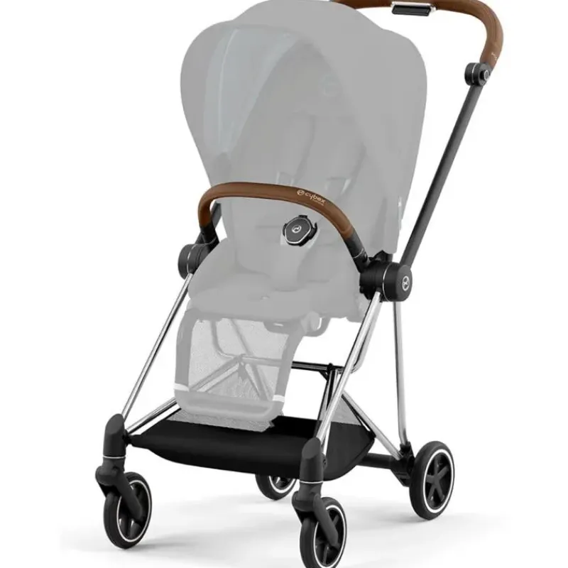 Cybex Stroller Frames*- Mios3 Frame, Chrome/Brown