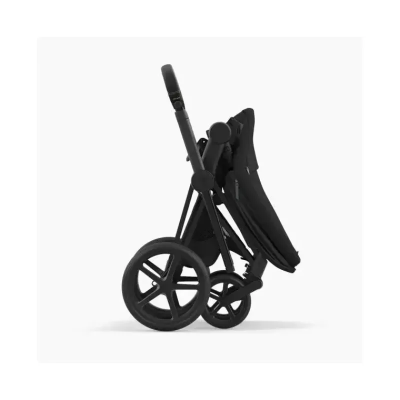Cybex Single Strollers*- Priam 4 Stroller Matte Black Frame/Deep Black Seat