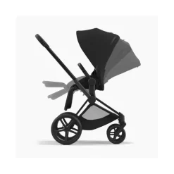 Cybex Single Strollers*- Priam 4 Stroller Matte Black Frame/Deep Black Seat