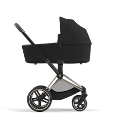 Cybex Single Strollers*- Priam4, Rose Gold Frame + Sepia Black Seat Pack