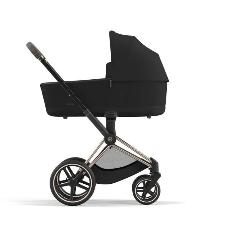 Cybex Single Strollers*- Priam4, Rose Gold Frame + Sepia Black Seat Pack