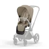 Cybex Liners & Color Packs*- Priam4/Epriam2 Seat Pack, Cozy Beige