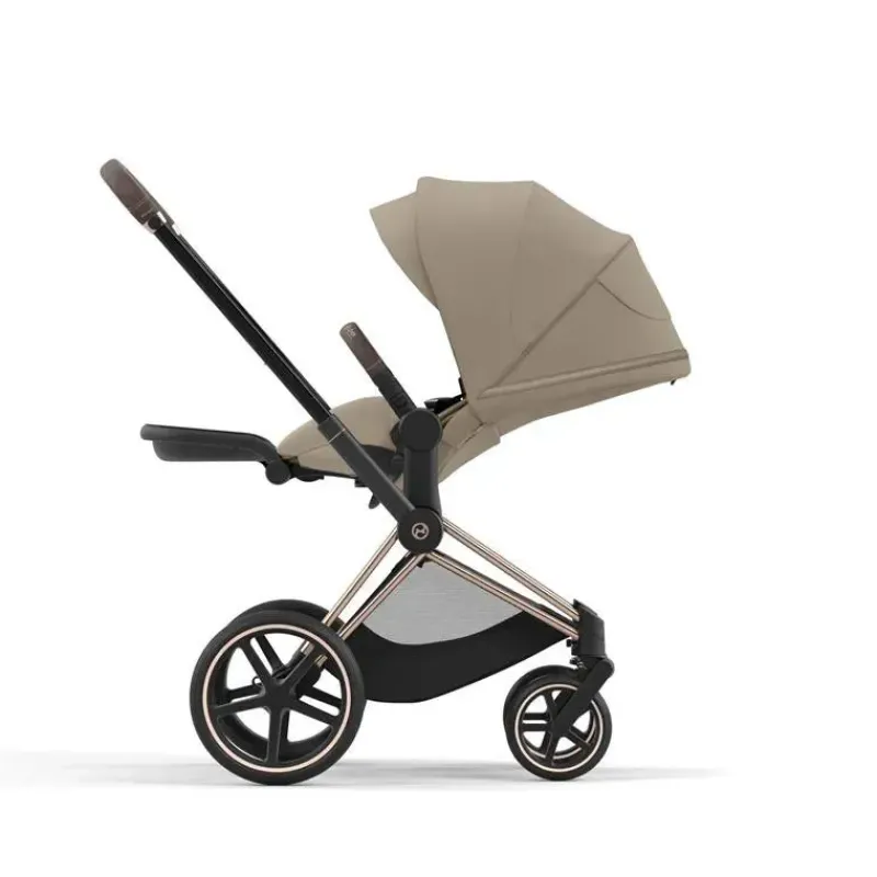 Cybex Liners & Color Packs*- Priam4/Epriam2 Seat Pack, Cozy Beige