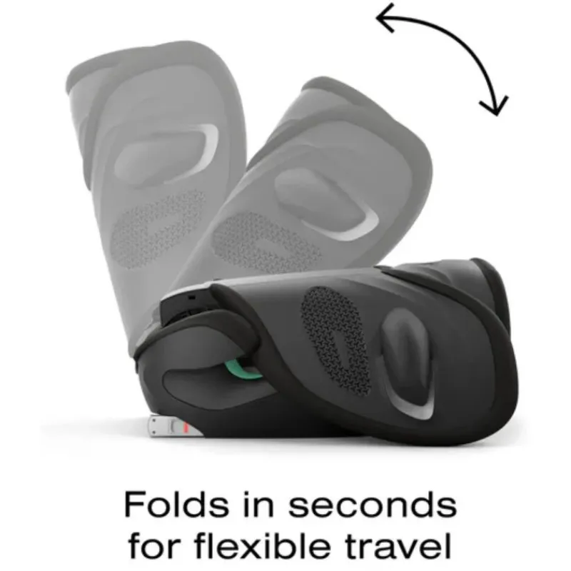 Cybex Booster Car Seats*- Solution G2 Folding Travel High-Back Booster, Moon Black
