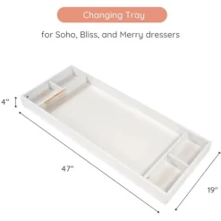 Dadada Furniture Changing Pads & Covers*Dadada - 48 Changing Tray for Soho, White