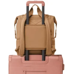 Dagner Dover Diaper Backpacks*- Indi Diaper Backpack In Camel, Large
