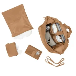 Dagner Dover Diaper Backpacks*- Indi Diaper Backpack In Camel, Large
