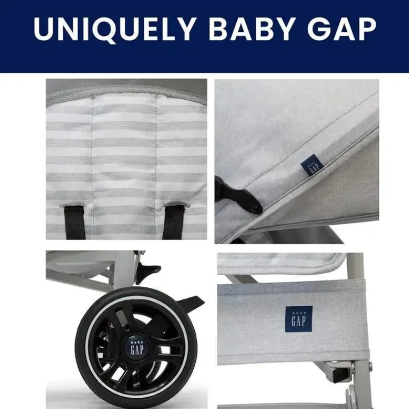Delta Umbrella Strollers*- Gap Classic Umbrella Lightweight Stroller Grey