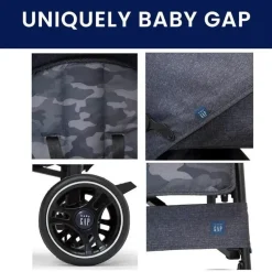 Delta Umbrella Strollers*- Gap Classic Umbrella Lightweight Stroller Black