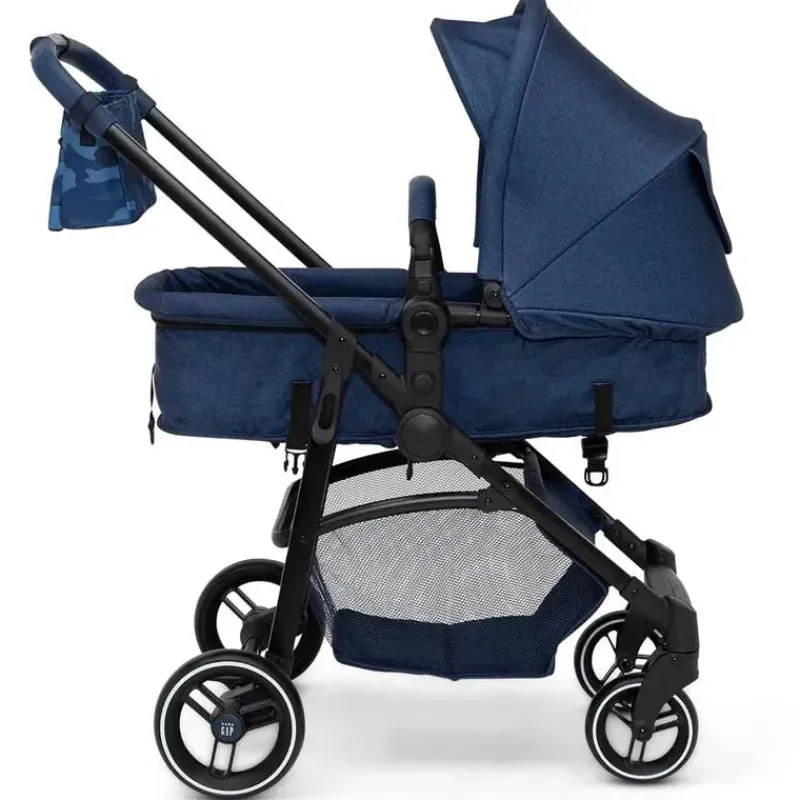Delta Single Strollers*Children - Baby Gap 2-In-1 Carriage Stroller, Camo Blue