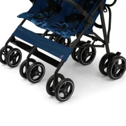 Delta Double Strollers*Children - BabyGap Classic Side-by-Side Double Stroller, Navy Camo