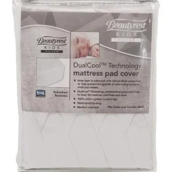 Delta Crib & Bed Sheets*Children - Beautyrest Fitted Baby Crib Mattress Pad Cover, White