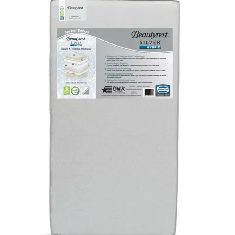 Delta Mattresses, Pads & Covers*Children - Beautyrest Silver Special Edition Hybrid Crib and Toddler Mattress