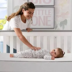 Delta Mattresses, Pads & Covers*Children - Beautyrest Black Diamond 2 Stage Crib and Toddler Mattress - White