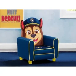 Delta Paw Patrol*Children - Figural Upholstered Kids Chair, Nick Jr. PAW Patrol Chase