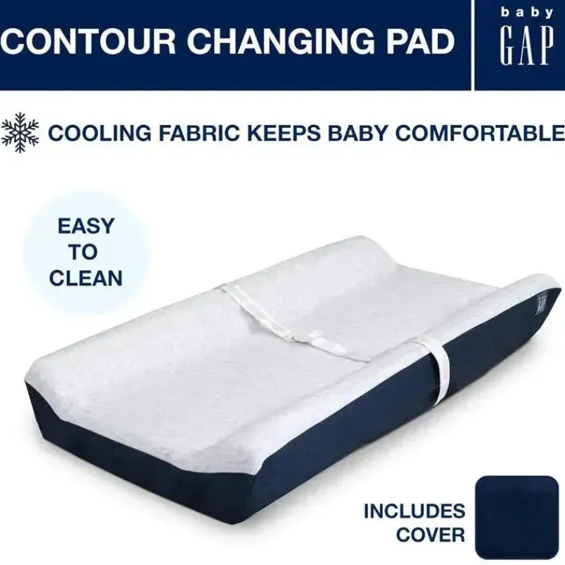 Delta Changing Pads & Covers*Children - Gap BabyGap Contoured Changing Pad with Cooling Cover, Navy