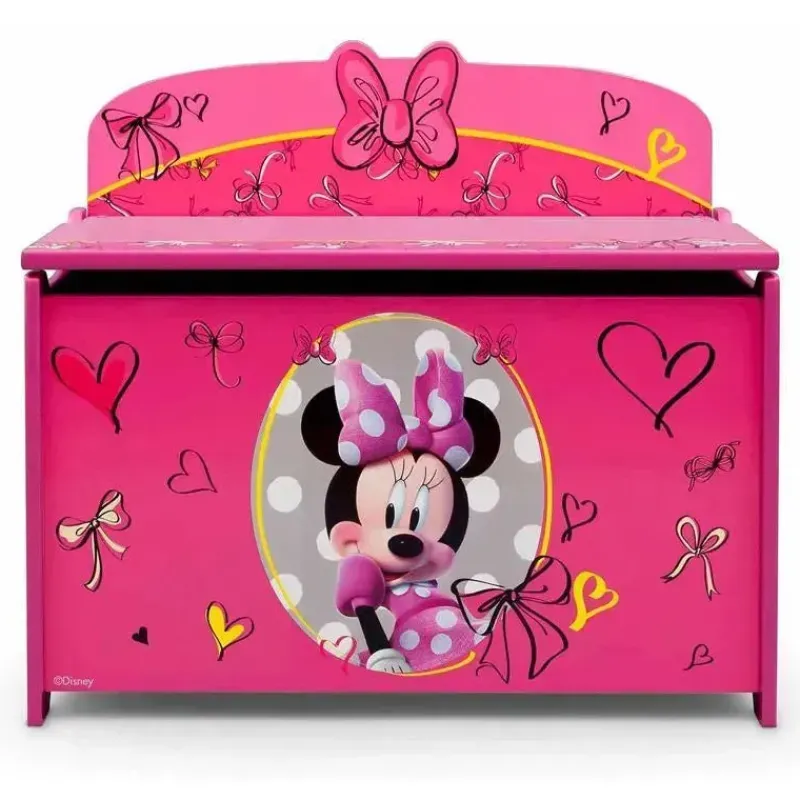 Disney Mickey & Minnie*Delta Minnie Mouse Toy Box For Kids