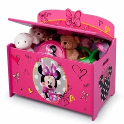 Disney Mickey & Minnie*Delta Minnie Mouse Toy Box For Kids