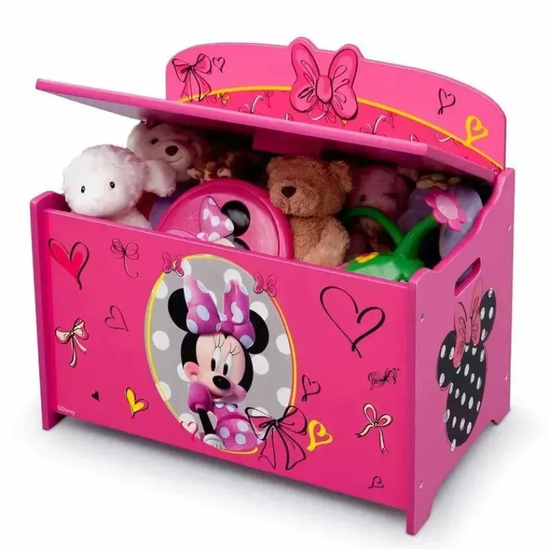 Disney Mickey & Minnie*Delta Minnie Mouse Toy Box For Kids