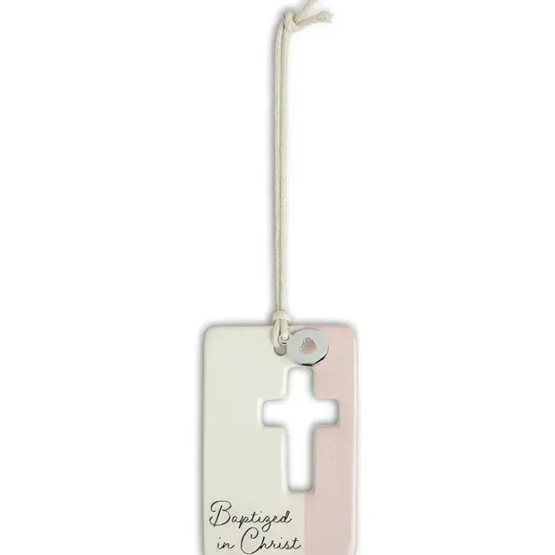 Demdaco Baptism*- Baptism Token, Pink