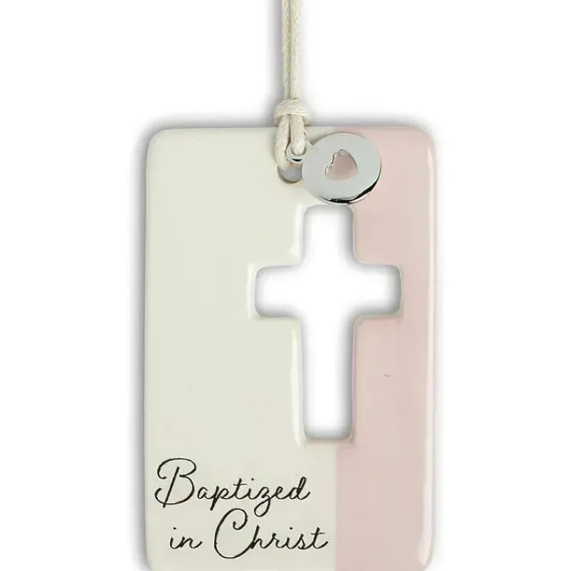Demdaco Baptism*- Baptism Token, Pink