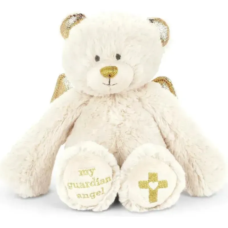Demdaco Baptism|Gifts Up To $25*- Bear Guardian Angel Plush