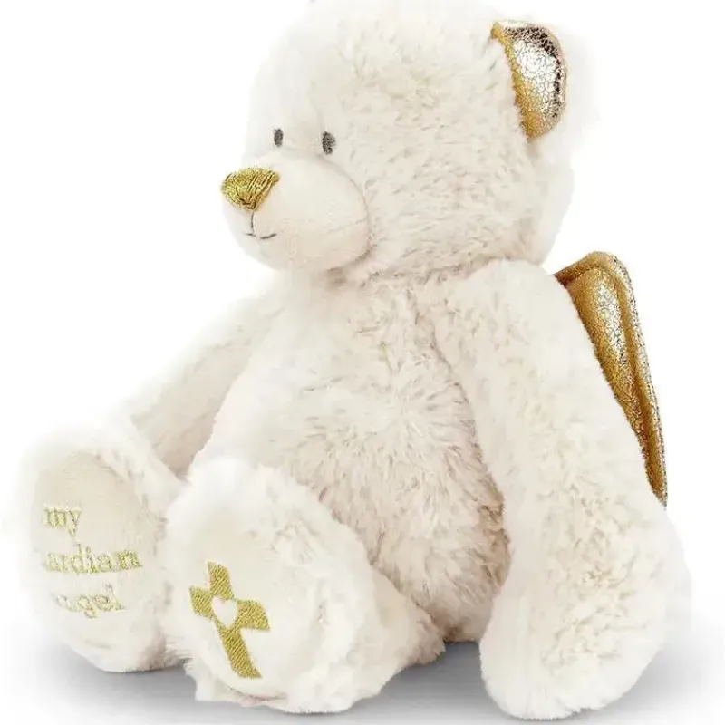 Demdaco Baptism|Gifts Up To $25*- Bear Guardian Angel Plush