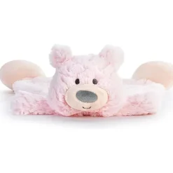 Demdaco Lovies, Security Blankets & Blankies*- Bella Bear Rattle Blankie