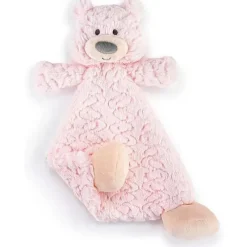 Demdaco Lovies, Security Blankets & Blankies*- Bella Bear Rattle Blankie