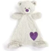 Demdaco Plush & Stuffed Animals|Birthday Party*- Birthstone Amethyst and Grey, Stuffed Animal Blankie Bear February