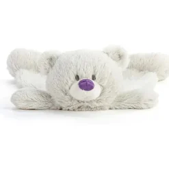 Demdaco Plush & Stuffed Animals|Birthday Party*- Birthstone Amethyst and Grey, Stuffed Animal Blankie Bear February