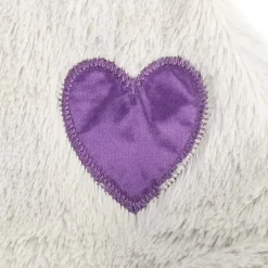 Demdaco Plush & Stuffed Animals|Birthday Party*- Birthstone Amethyst and Grey, Stuffed Animal Blankie Bear February