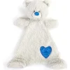 Demdaco Plush & Stuffed Animals|Birthday Party*- Birthstone Color Sapphire and Grey, Stuffed Animal Blankie Bear September