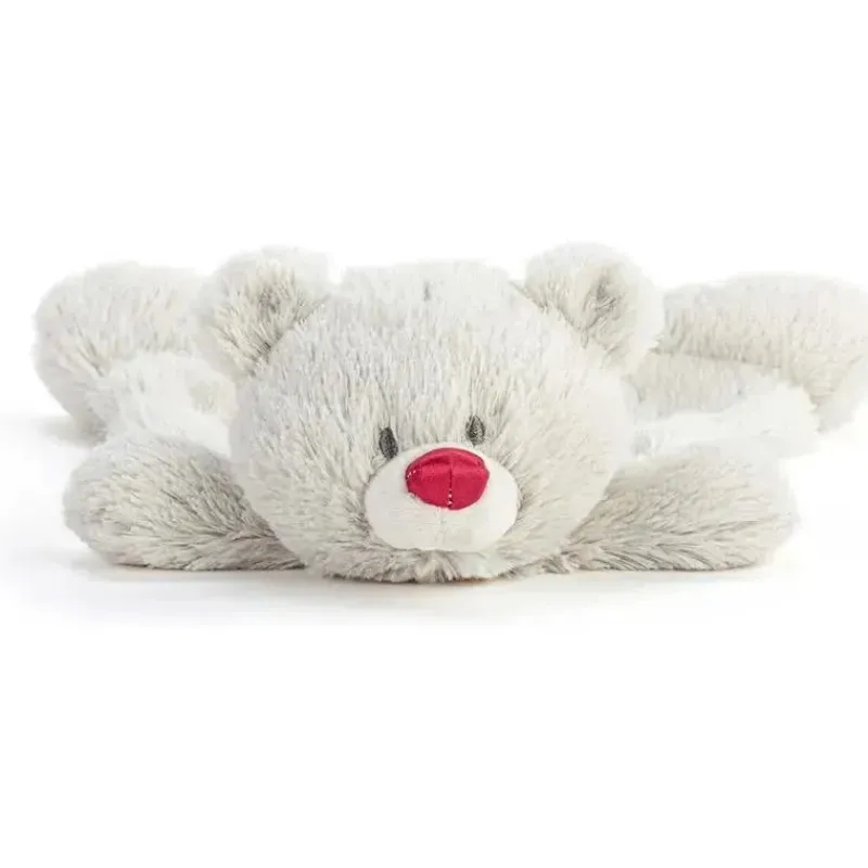 Demdaco Plush & Stuffed Animals|Birthday Party*- Birthstone Color Garnet and Grey, Stuffed Animal Blankie Bear January