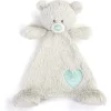 Demdaco Plush & Stuffed Animals|Birthday Party*- Birthstone Color Aquamarine and Grey, Stuffed Animal Blankie Bear March