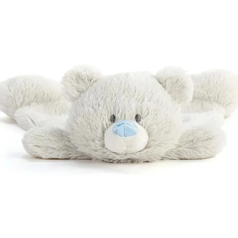 Demdaco Plush & Stuffed Animals|Birthday Party*- Birthstone Color Aquamarine and Grey, Stuffed Animal Blankie Bear March