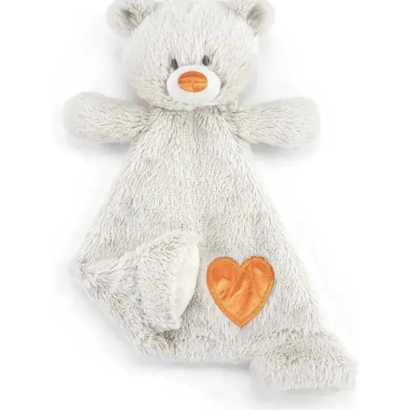 Demdaco Plush & Stuffed Animals|Birthday Party*- Birthstone Color Citrine and Grey, Stuffed Animal Blankie Bear November
