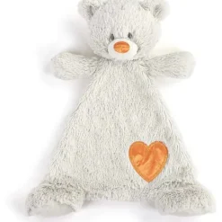 Demdaco Plush & Stuffed Animals|Birthday Party*- Birthstone Color Citrine and Grey, Stuffed Animal Blankie Bear November
