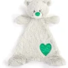 Demdaco Plush & Stuffed Animals|Birthday Party*- Birthstone Color Emerald Green and Grey, Stuffed Animal Blankie Bear May