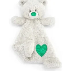 Demdaco Plush & Stuffed Animals|Birthday Party*- Birthstone Color Emerald Green and Grey, Stuffed Animal Blankie Bear May